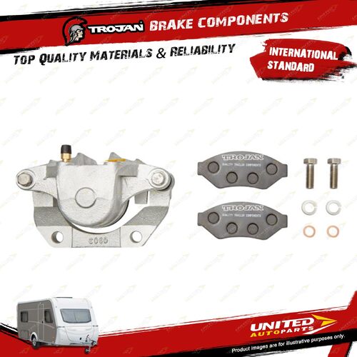 Trojan Trailer Brake Caliper Hydraulic AU CI Dacromet Phenol Piston