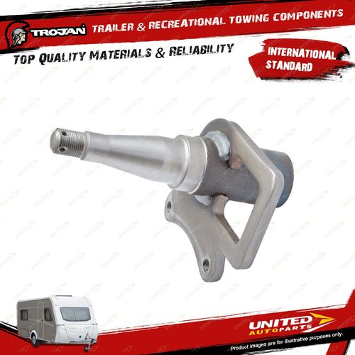 Trojan Trailer Non Braked Stub Axle Overlay Assembly SL 260 45RND/50SQ Threaded