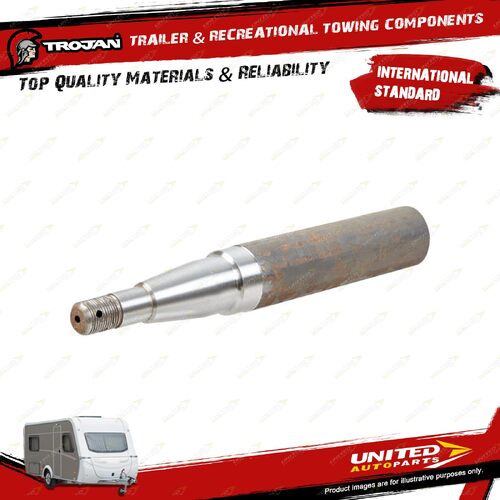 Trojan Non Braked Stub Axle LM 39mm Round 270mm for Trailer Caravan Parts