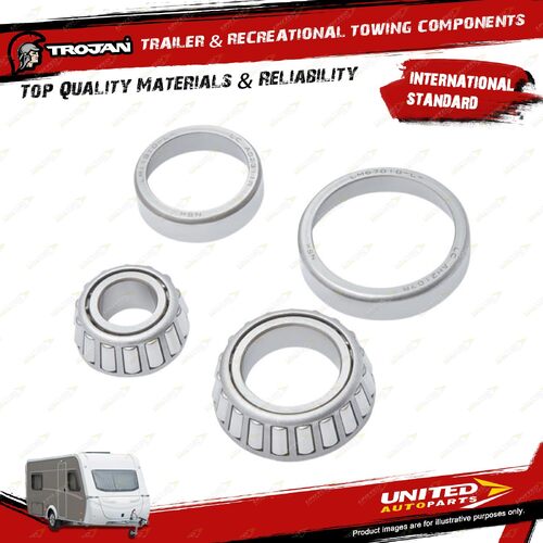 Trojan Brg Kit LM 1500Kg Jap Brgs for Trailer Wheel Hub Bearing & Seal Kit