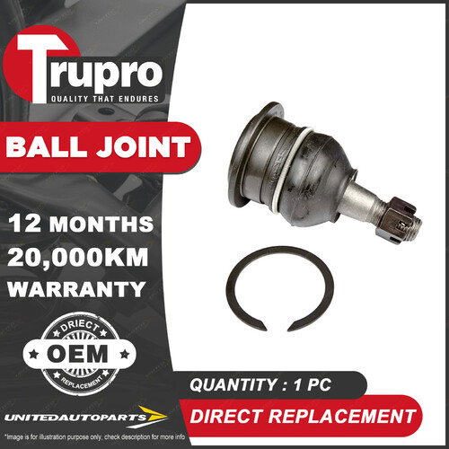 1 Pc RH Lower Ball Joint for FIAT REGATA 100S 1.6LT - POWER STEER 9/83-2/91