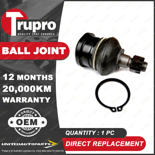 Premium Quality 1 Pc Trupro RH Lower Ball Joint for NISSAN PINTARA R31 6/85-on