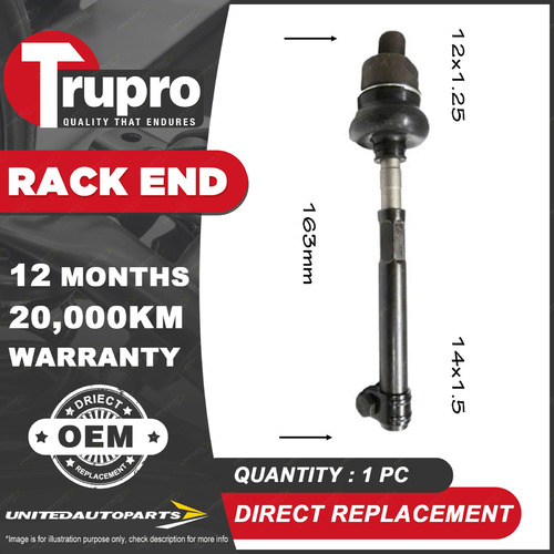 Premium Quality 1 Pc Brand New Trupro Rack End for for HONDA ACCORD CB 1990-94