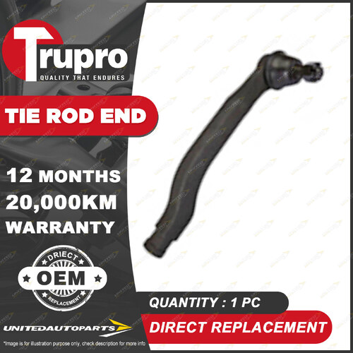 Premium Quality 1 Pc Trupro RH Outer Tie Rod End for HONDA ACCORD CB 1990-94