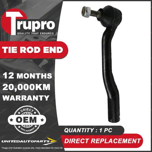 1 Pc Trupro RH Outer Tie Rod End for NISSAN TIIDA C11 02/06-03/13