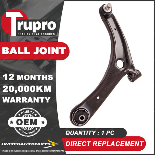 1 Pc Trupro LH Lower Control Arm With Ball Joint for Dodge Caliber PM 2006-2010