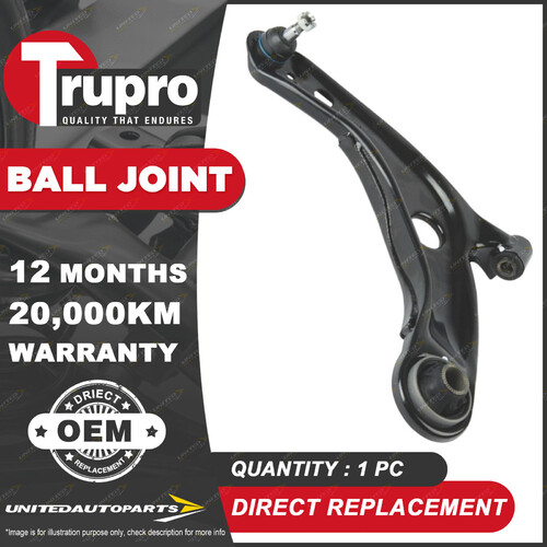 1 Pc Trupro LH Lower Control Arm With Ball Joint for Toyota Yaris NCP 130 131