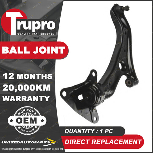 1 Pc Trupro LH Lower Control Arm With Ball Joint for Honda City GM Jazz GE GK