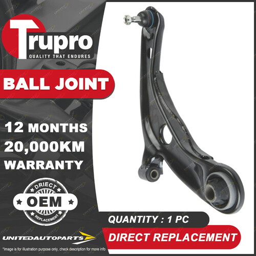 1 Pc Trupro RH Lower Control Arm With Ball Joint for Toyota Yaris NCP 130 131