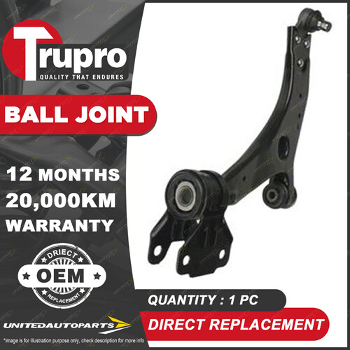 1 Pc Trupro LH Lower Control Arm With Ball Joint for FORD FOCUS LW 09/11-on