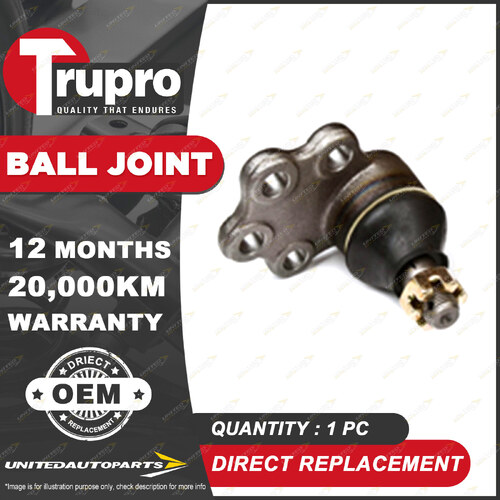 1 Pc Trupro LH Lower Ball Joint for NISSAN 1200 UTILITY 120Y UB210 74-78