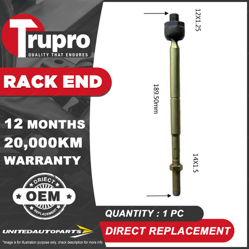 Premium Quality 1 Pc Trupro Rack End for Honda Integra DB DC4 SERIES DC5 SERIES