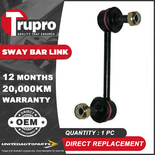 1 x Trupro Rear LH Sway Bar Link Pin for Honda Accord CF CL CG CK CH CM EURO CL1