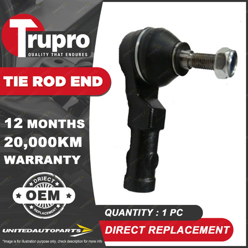 Brand New 1 Pc Trupro LH Outer Tie Rod End for NISSAN MICRA K12 2007-2010