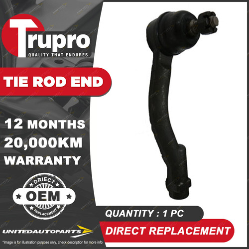 Brand New 1 Pc Trupro LH Outer Tie Rod End for Hyundai Tucson JM 2004-2010