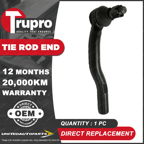 1x Trupro LH Outer Tie Rod End for Toyota Kluger ACU2# MCU28R Tarago ACR30R