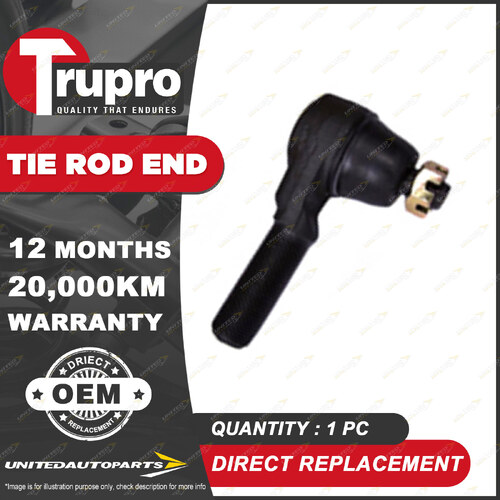 1 Pc Trupro LH Outer Tie Rod End for Toyota COMMERCIAL BLIZZARD LD10 1982-1984