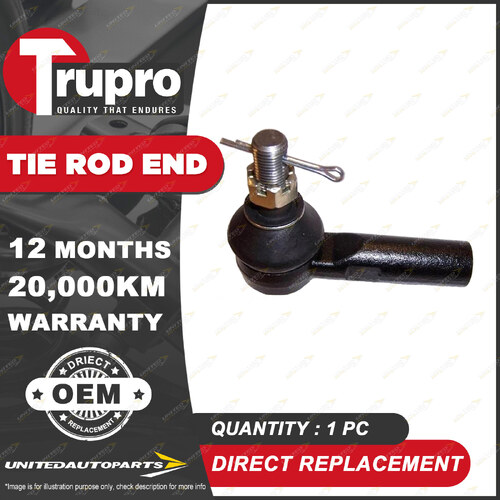 1 x Trupro LH Outer Tie Rod End for Holden Apollo JM JP 2.2L 3.0L 1993-1997