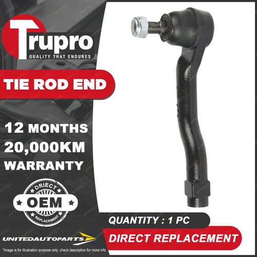 Brand New 1 Pc Trupro RH Outer Tie Rod End for Ford Fiesta WT WZ 2010-2019