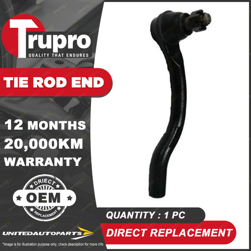 Premium Quality 1 Pc Trupro RH Outer Tie Rod End for Honda Accord CP EURO CU