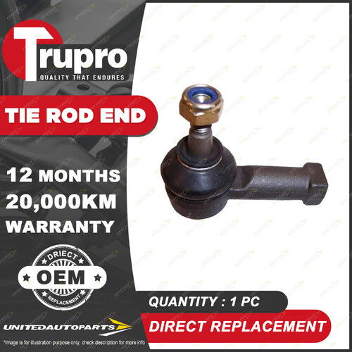 1 Pc Trupro RH Outer Tie Rod End for Holden Barina SB XC Combo Tigra