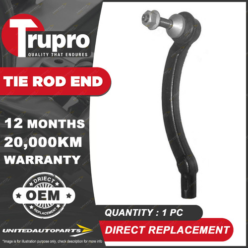 1 Pc Trupro RH Outer Tie Rod End for Volvo S60 S60 SERIES S80 S80 V70 XC70