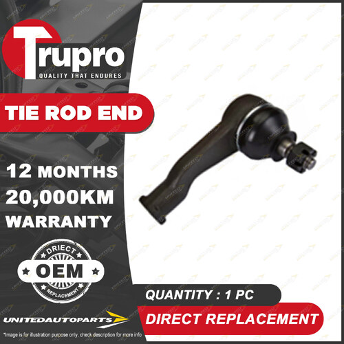 1 Pc Trupro LH Outer Tie Rod End for DAIHATSU CUORE CUORE 07/00-09/03.