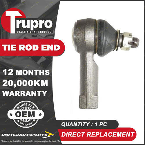 1 Pc Trupro LH Outer Tie Rod End for HOLDEN ASTRA LD LD Manual Steer 07/87-07/89