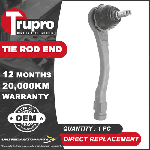 Premium Quality 1 Pc Trupro RH Outer Tie Rod End for CITROEN C4 DS4 11/09-On