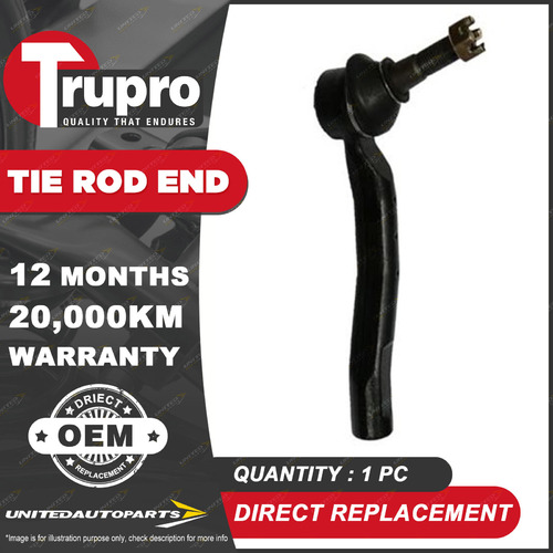 Brand New 1 Pc Trupro LH Outer Tie Rod End for Mazda 2 DE10Y1 DJ 2007-2019