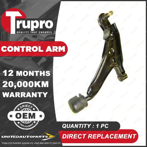 1x Trupro Front Lower LH Control Arm for Nissan Pulsar N13 1.5L 1.6L 1.8L 87-91