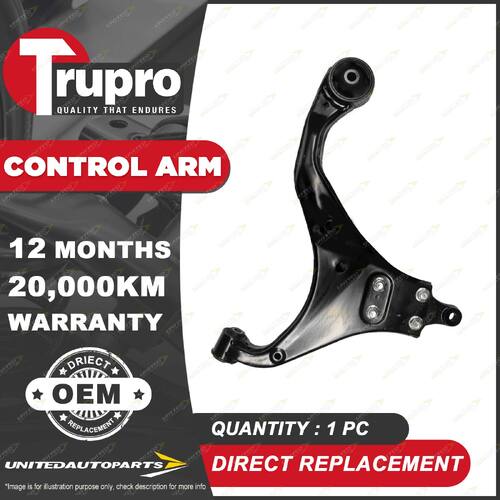 1 Pc Trupro Front Lower LH Control Arm for Kia Sportage KM 2.0L 2.7L 2005-2010