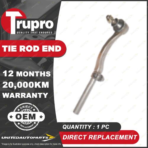 1x Trupro RH Outer Tie Rod End for Toyota Tercel AL25 1.5L Wagon 08/1984-10/1989