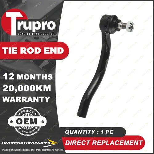 1 Pc Trupro LH Tie Rod End for Honda Civic FB FB2 FB4 1.5L 1.8L 2.0L 2012-2016