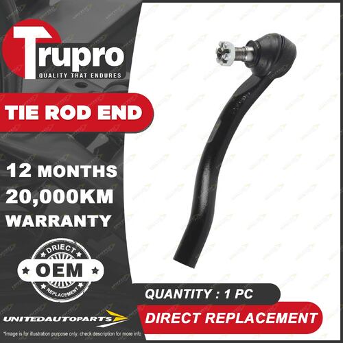 1 Pc Trupro RH Tie Rod End for Honda Civic FB FB2 FB4 1.5L 1.8L 2.0L 2012-2016