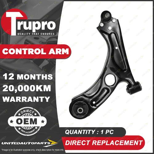 1 x Trupro Front Upper LH Control Arm for Holden Barina TM Hatchback Sedan 11-19