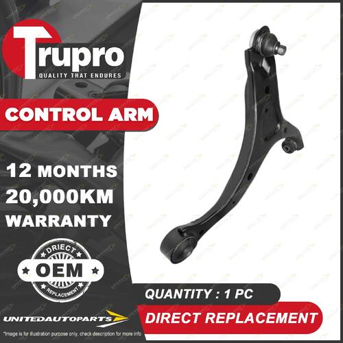 1 x Trupro Front Lower RH Control Arm for Kia Sorento XM SUV 2.2 2.4 3.5L 09-15