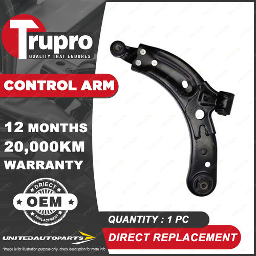 1x Trupro Front Lower LH Control Arm for MG MG3 MGZ ZS ZST Hatch Sedan SUV 11-On