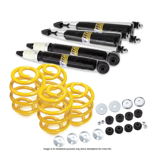 Front Rear Shock Absorbers Super Low King Springs for Ford Fairlane LTD ZK ZL