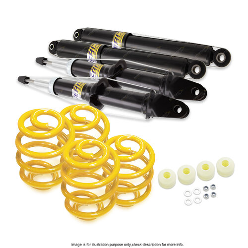 Front Rear Shock Absorbers Lowered Springs for Ford Falcon Fairmont BA XR6 XR8