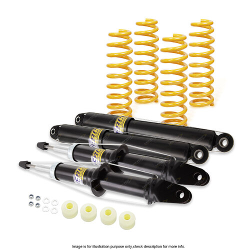 Front Rear Shock Absorbers STD King Springs for Ford Falcon Fairmont BA XR6 XR8