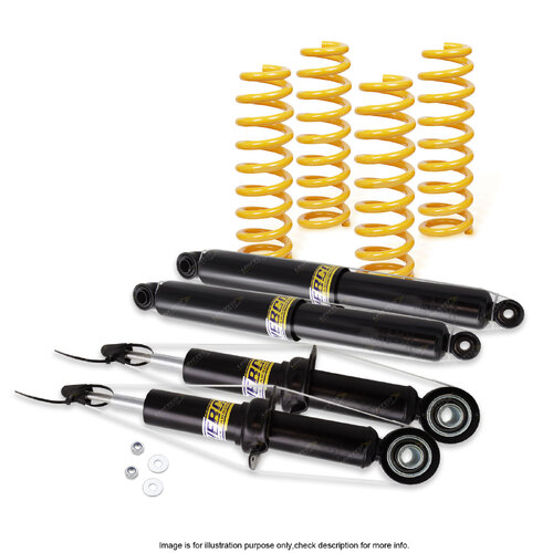 Front Rear Shock Absorbers Raised King Springs for Ford Ranger PX III 18-22