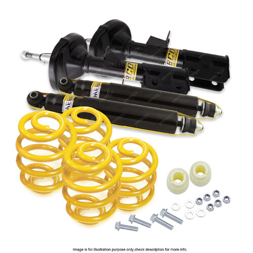 Front Rear Shock Absorbers Lowered King Springs for Holden Commodore VU VY Ute