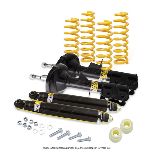 Front Rear Shock Absorbers Raised King Springs for Holden Commodore VU VY Ute