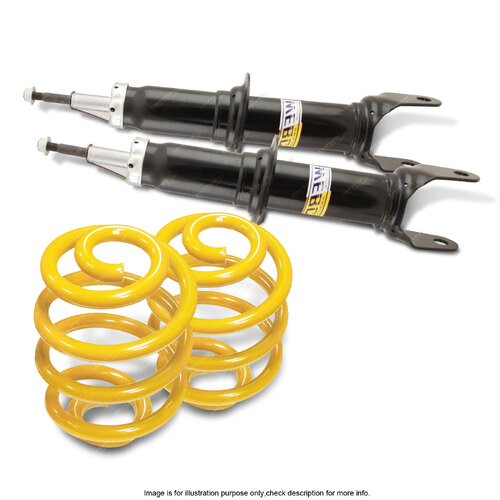 Front Shock Absorbers Lowered King Springs for FORD FALCON & FAIRMONT BA BF XT