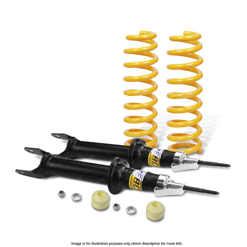 Front Shock Absorbers Raised King Springs for FORD FALCON FAIRMONT BF Series II