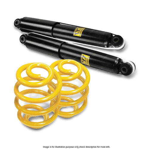 Rear Shock Absorbers Lowered King Springs for FORD TERRITORY SX SY 2WD S/Wagon