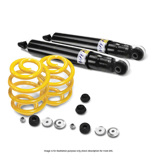 Rear HD Shock Absorbers Lowered King Springs for HOLDEN COMMODORE SEDAN VP VR VS