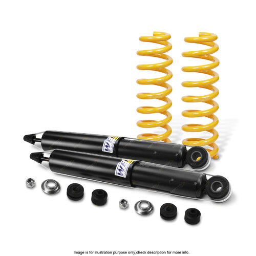 Rear Shock Absorbers Raised King Springs for TOYOTA PRADO 120 150 series Wagon