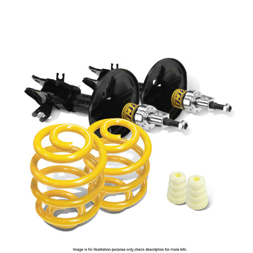 Front Shock Absorbers Super Low King Springs for MITSUBISHI MIRAGE CE Hatch